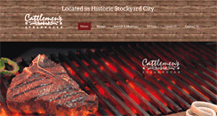 Desktop Screenshot of cattlemensrestaurant.com